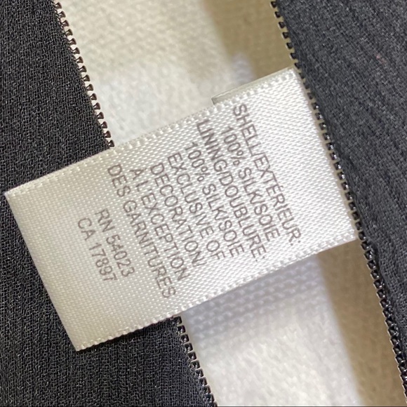 Banana Republic Sequined Black Silk Top - Picture 3 of 6